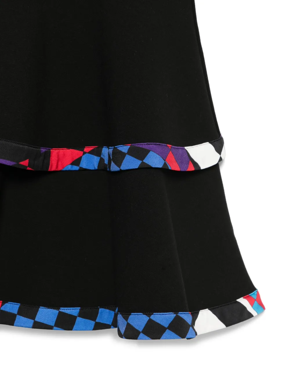 PUCCI Junior Giardino jurk met afwerking Zwart