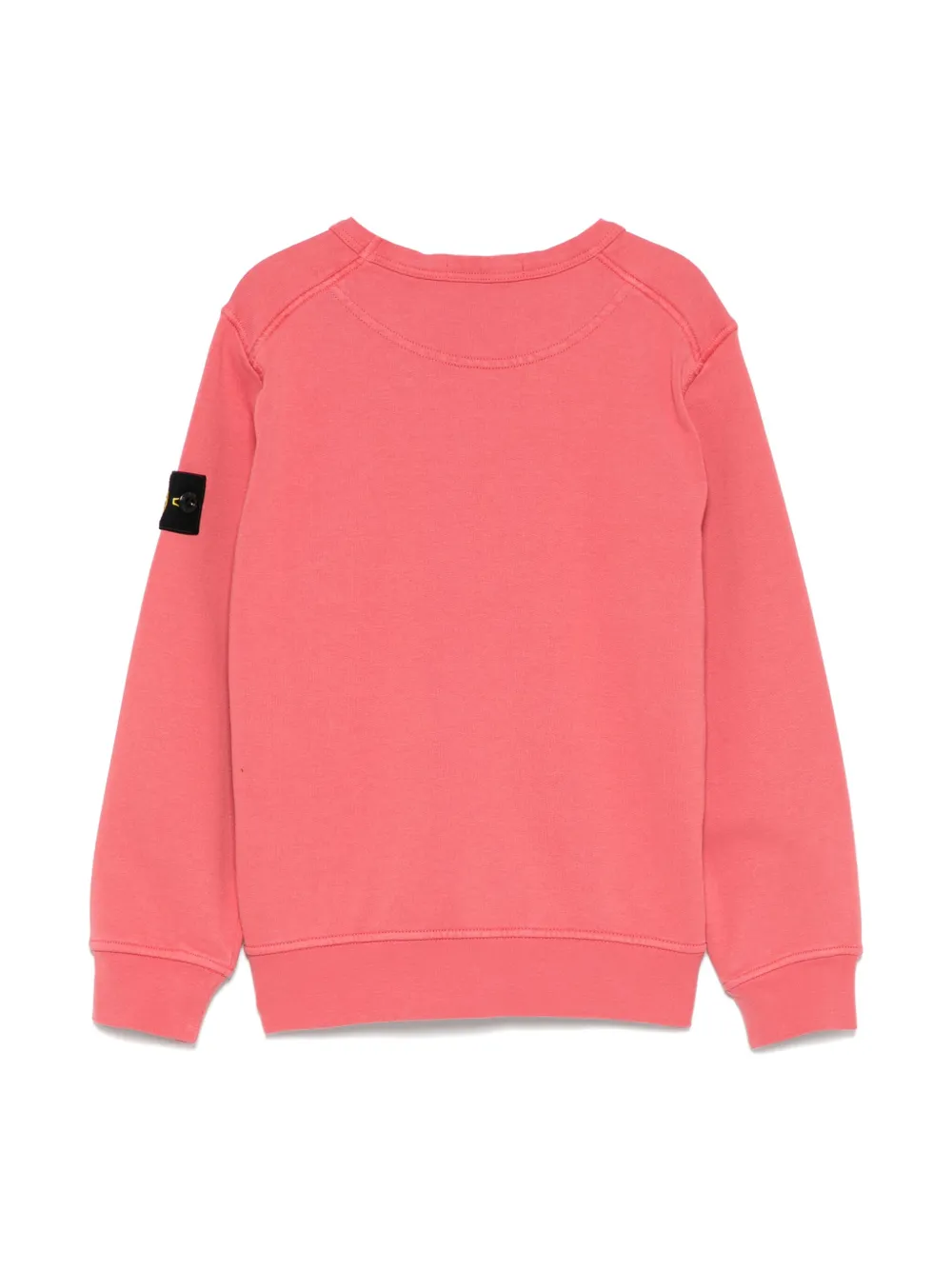 Stone Island Junior Sweater met Compass-logopatch - Roze