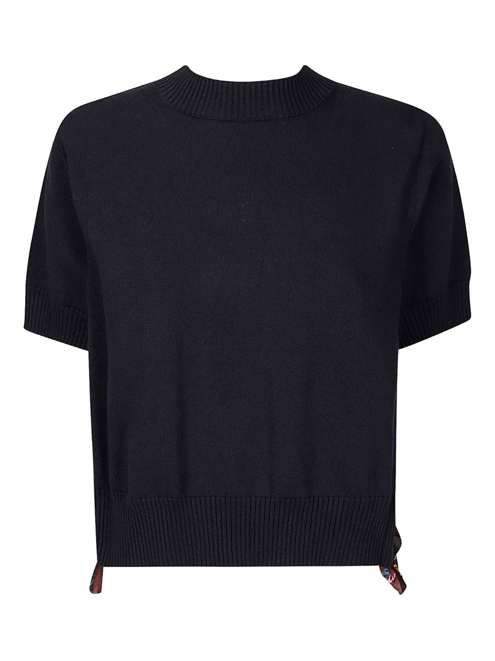 sacai top con paneles | negro | Image 1