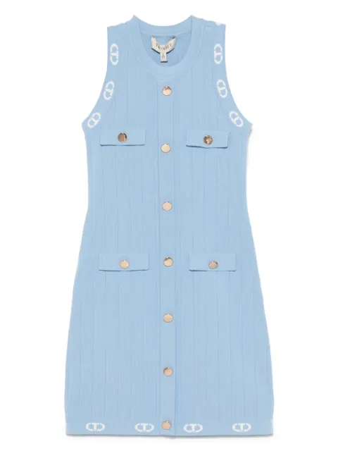TWINSET Kids Vestido de jacquard Oval T