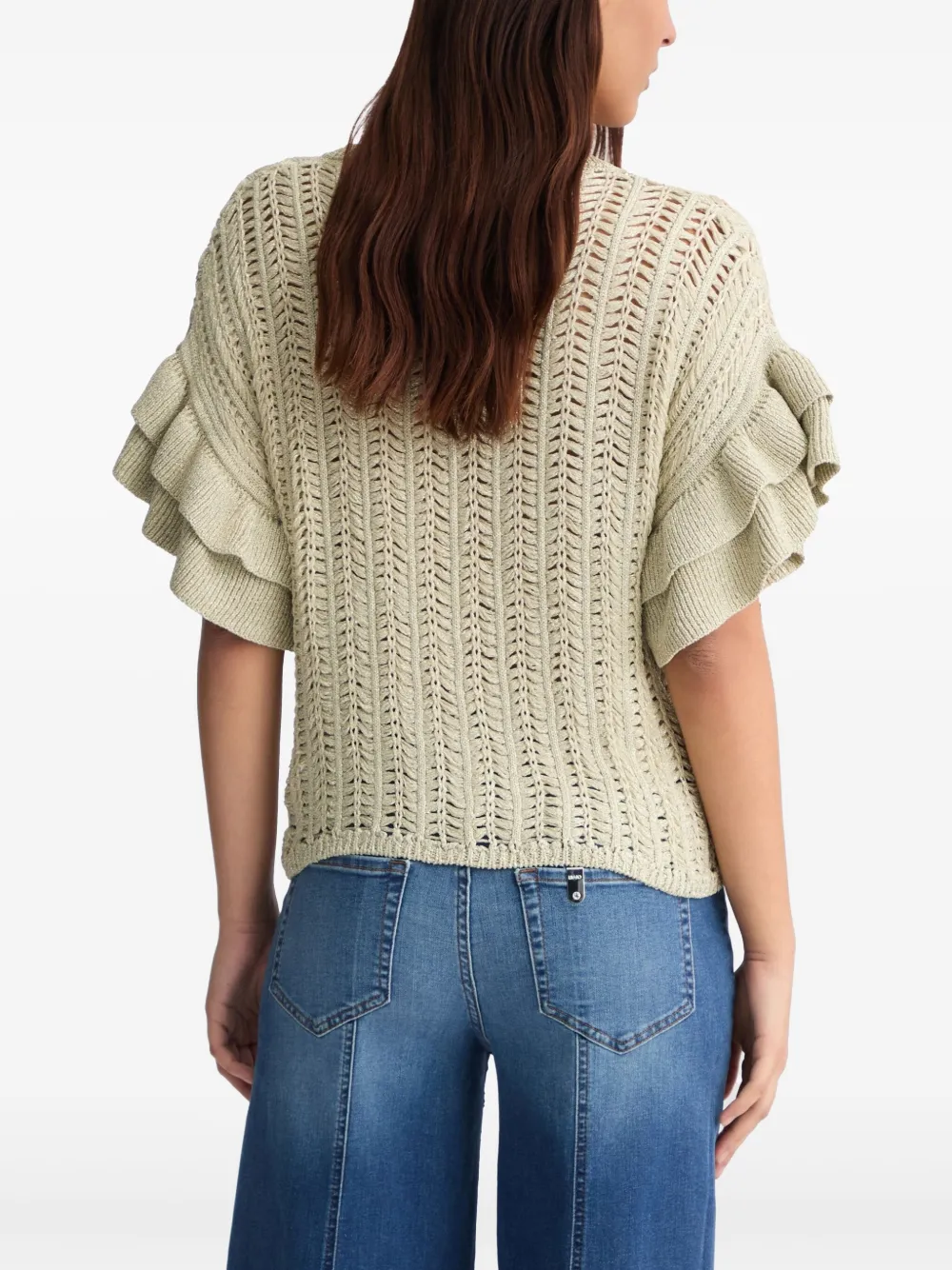 LIU JO Gebreid T-shirt Beige