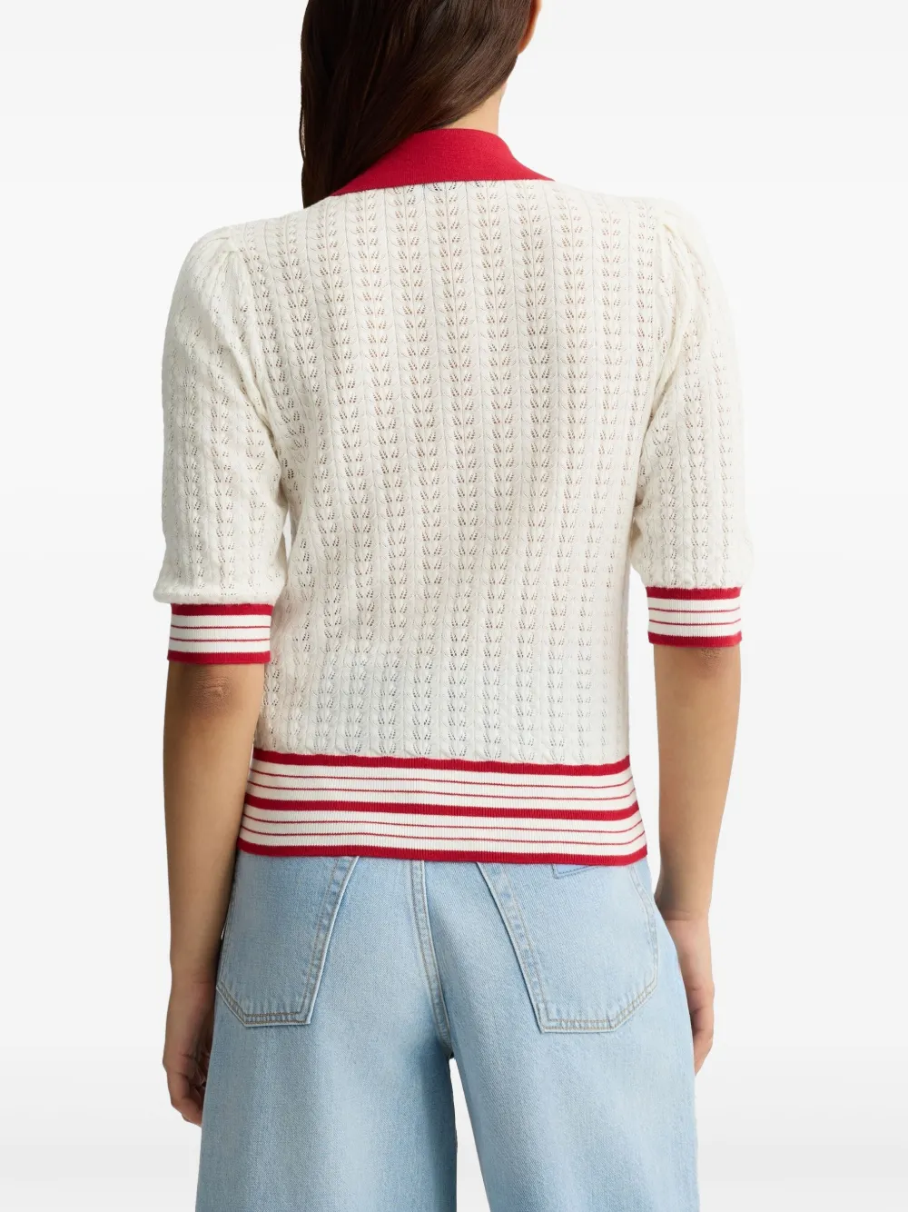 LIU JO Tweekleurig vest Wit