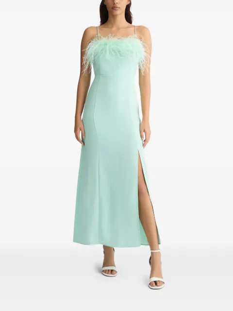 LIU JO feather-detailing dress CA5317T3970X0687 - 1