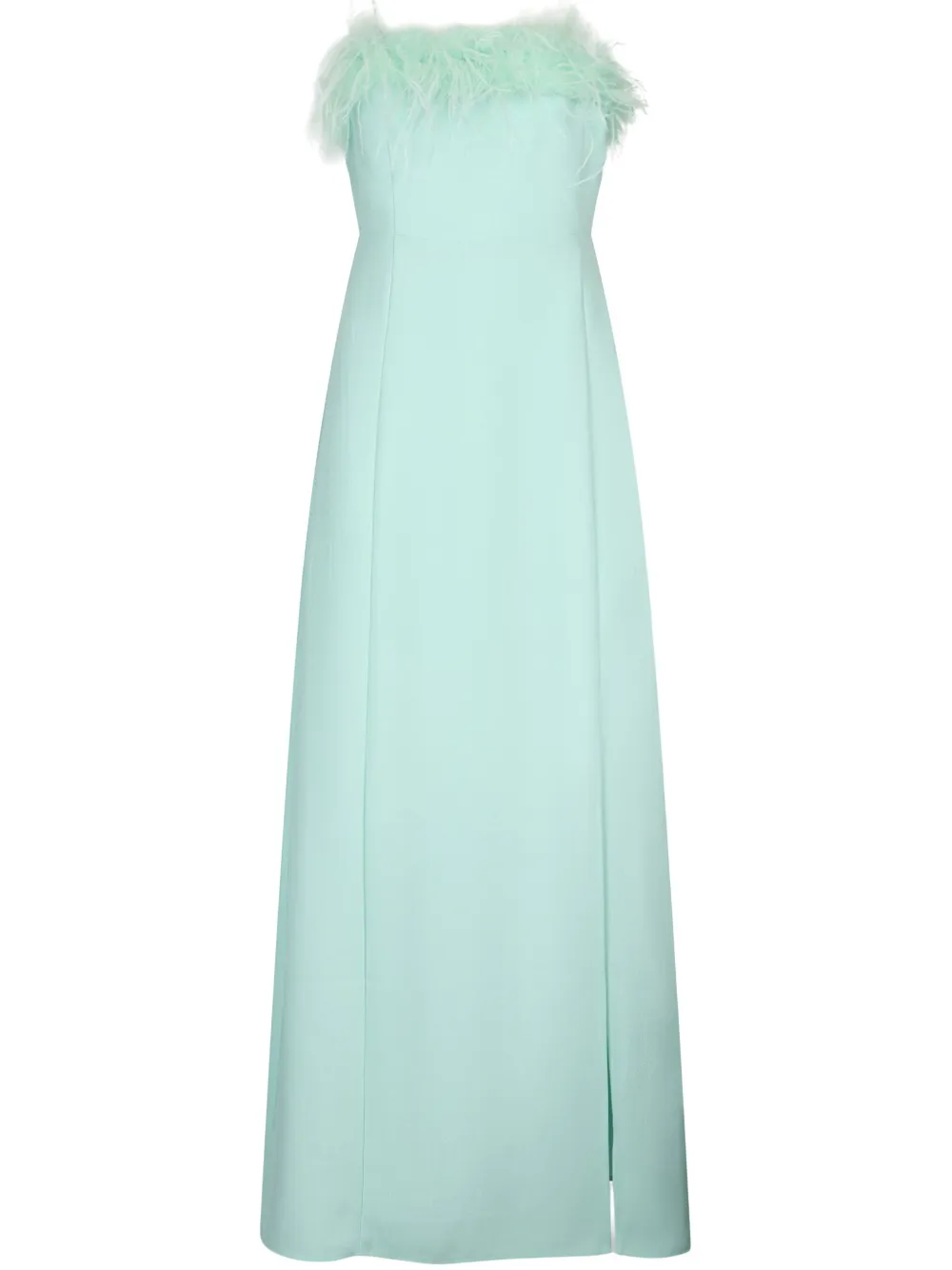 Liu •jo Kleid Mit Federn In Grün