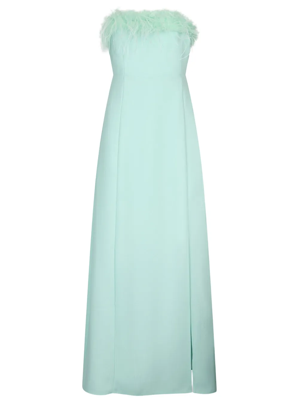 LIU JO feather-detailing dress | Green | Image 1