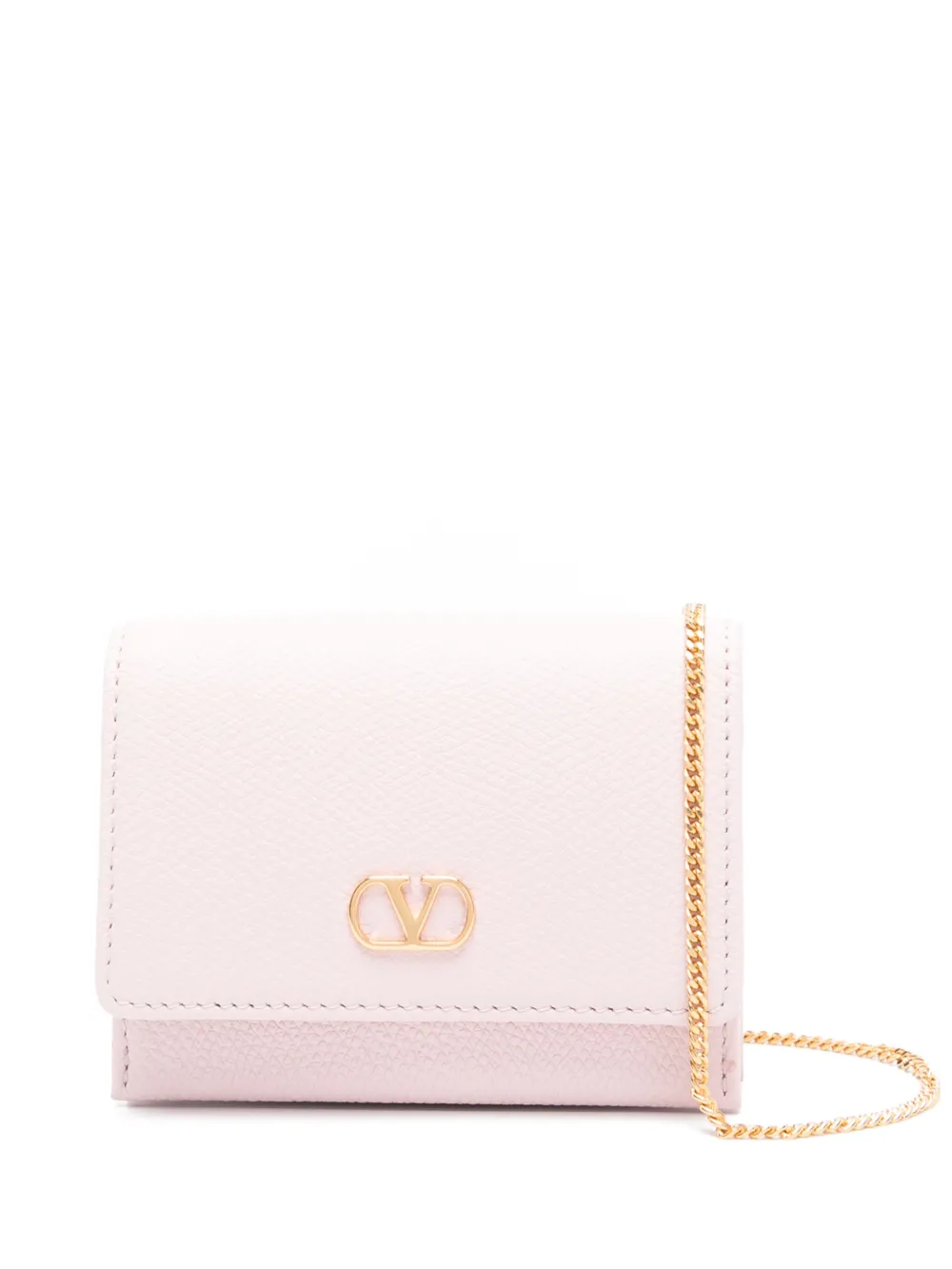 Valentino Garavani VLogo pasjeshouder met ketting Roze
