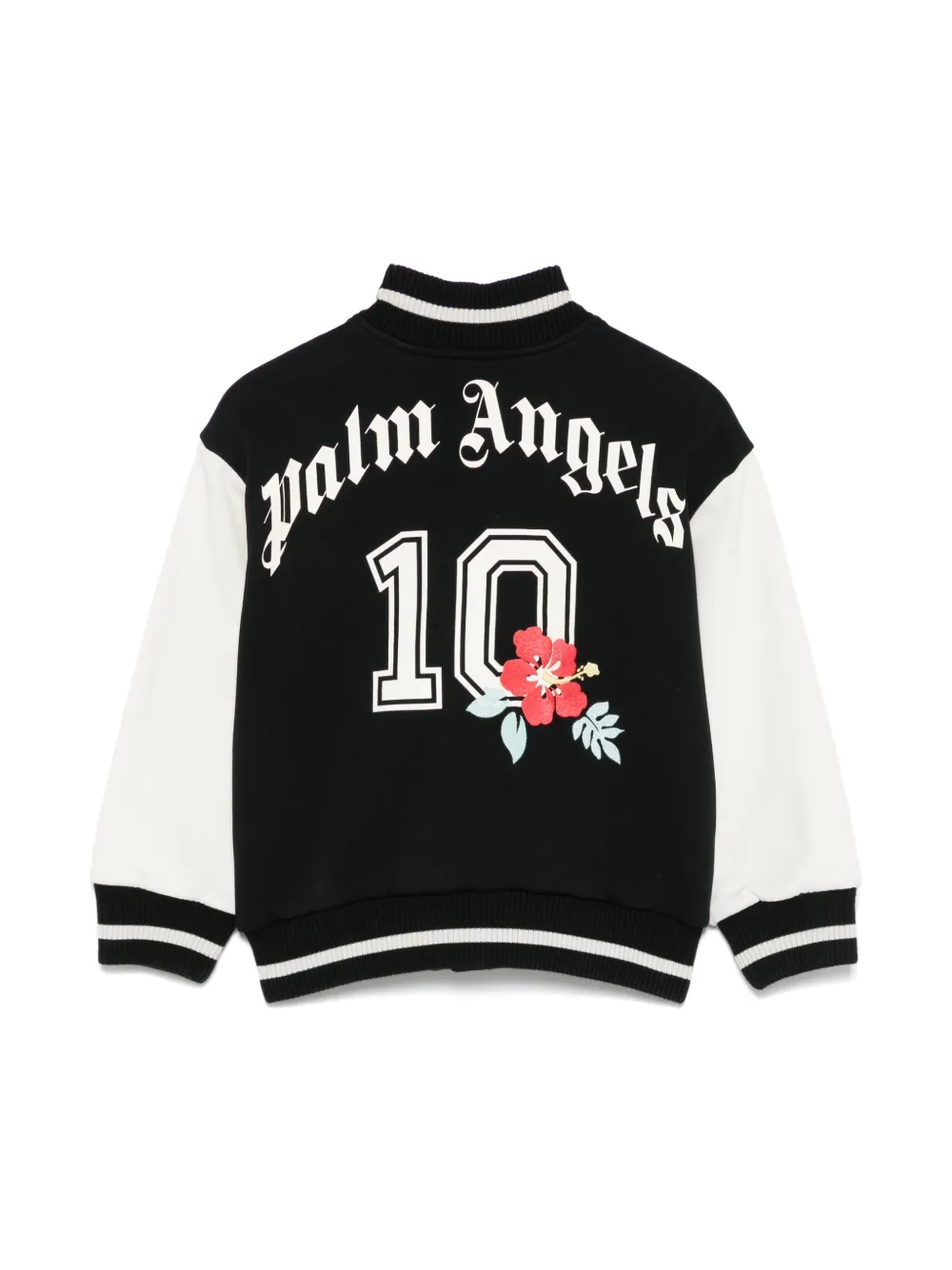 Palm Angels Kids Bomberjack met logoprint - Zwart