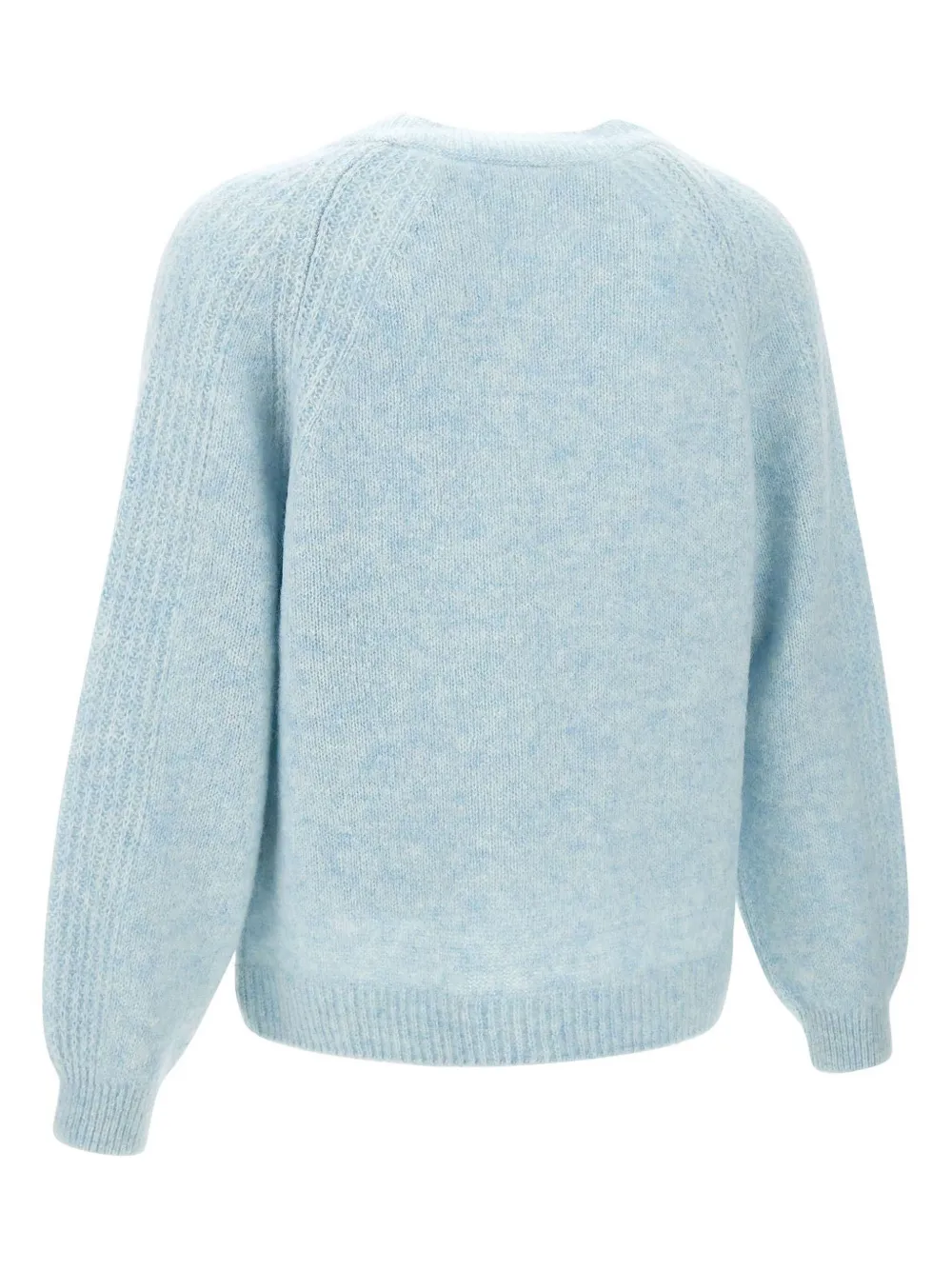 Closed V-neck jumper - Blauw