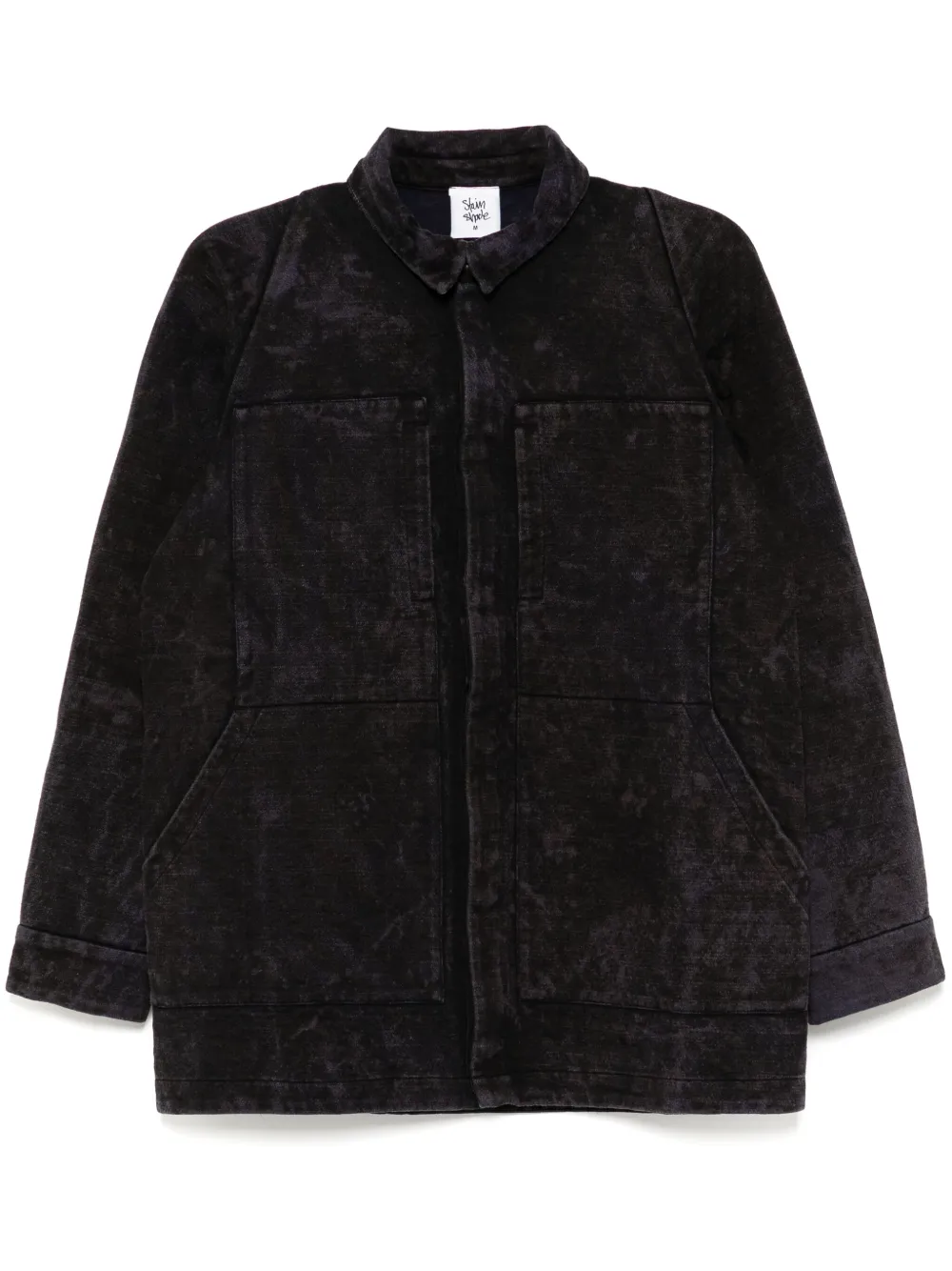 Stain Shade button-up shirt | Black | Image 1