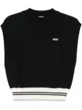 Autry crew-neck vest - Black