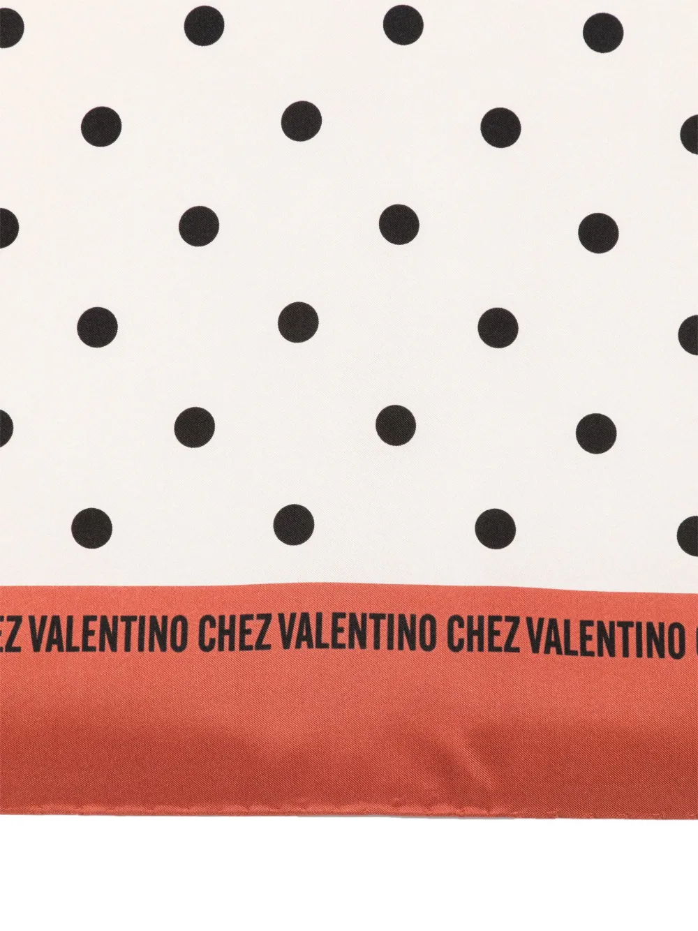 Valentino Garavani Sjaal met stippen - Beige