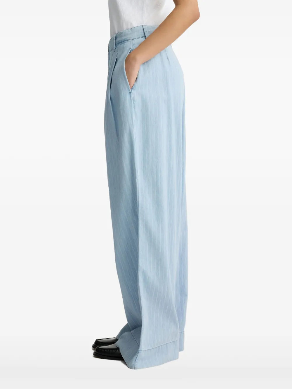 LIU JO Jeans met krijtstreep Blauw