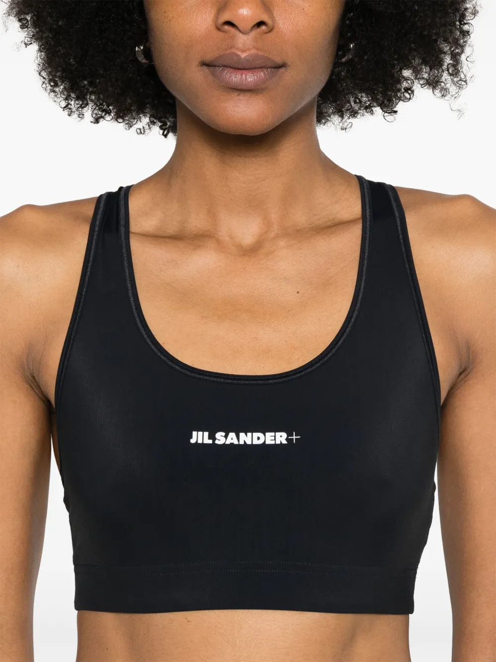 Jil Sander Sport-bh met logoprint Blauw