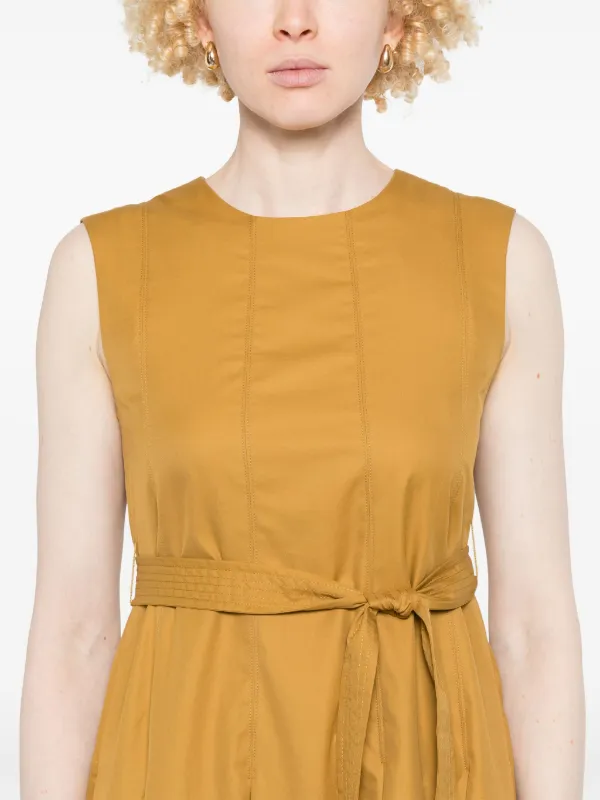 【関税込み】Max Mara カーキ Olivi ミディアムドレス Olivi perforated minidress in white - Max Mara | Mytheresa