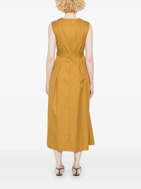 S Max Mara Amina Midi Dress | Yellow | FARFETCH