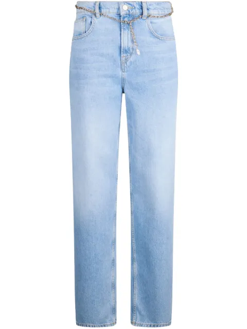LIU JO jeans rectos con tiro alto
