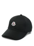 Moncler Enfant cotton gabardine baseball cap - Black