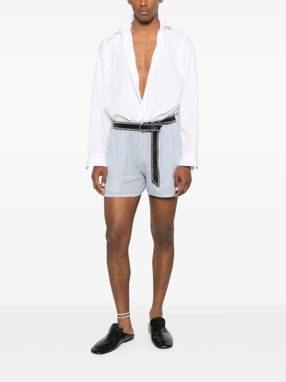 LUDOVIC DE SAINT SERNIN STRIPED BOXER SHORTS
