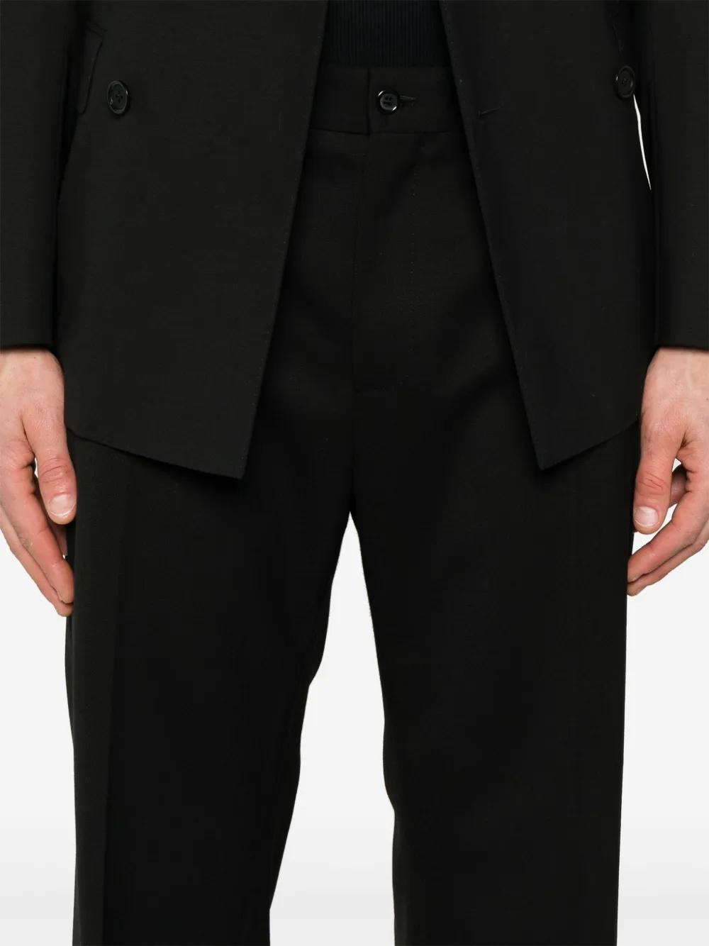 Dolce & Gabbana Pak met dubbele rij knopen Zwart