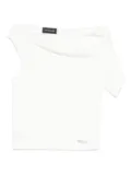 Monnalisa one sleeve top - White