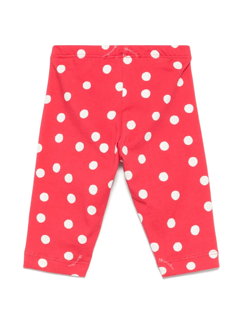 Monnalisa Jersey legging met stippen - Rood