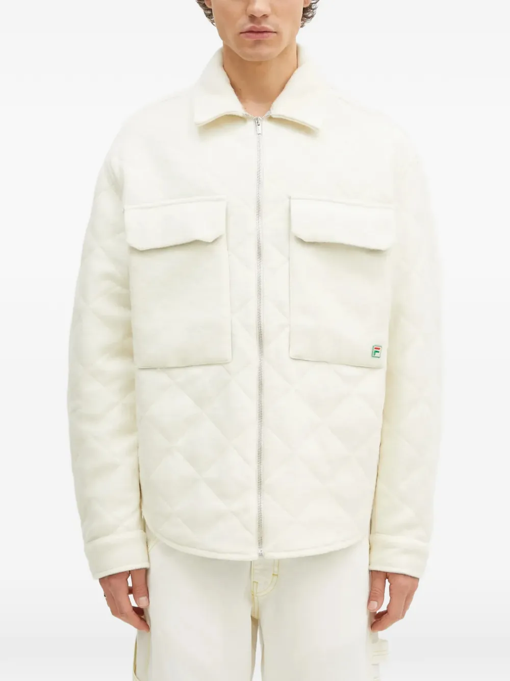 Fila quilted pocket jacket - Toni neutri