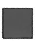 GANNI ruffle-trim scarf - Black