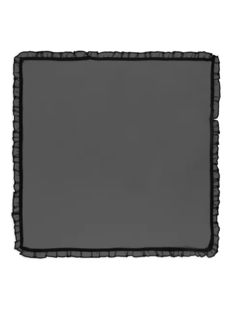 GANNI ruffle-trim scarf A6849 - 0