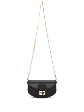 GANNI バタフライ ショルダーバッグ | ブラック | FARFETCH JP