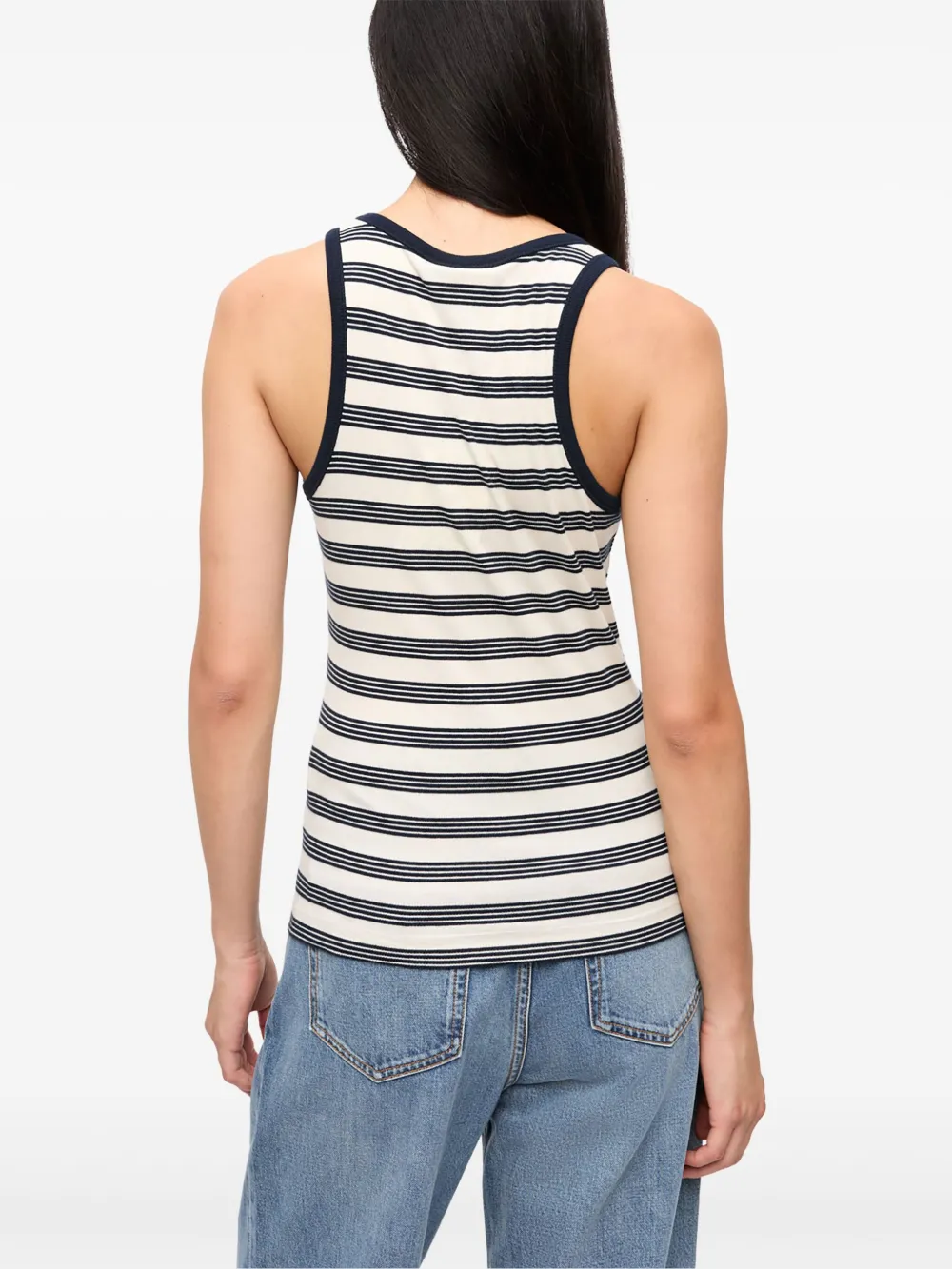 GANNI striped tank top