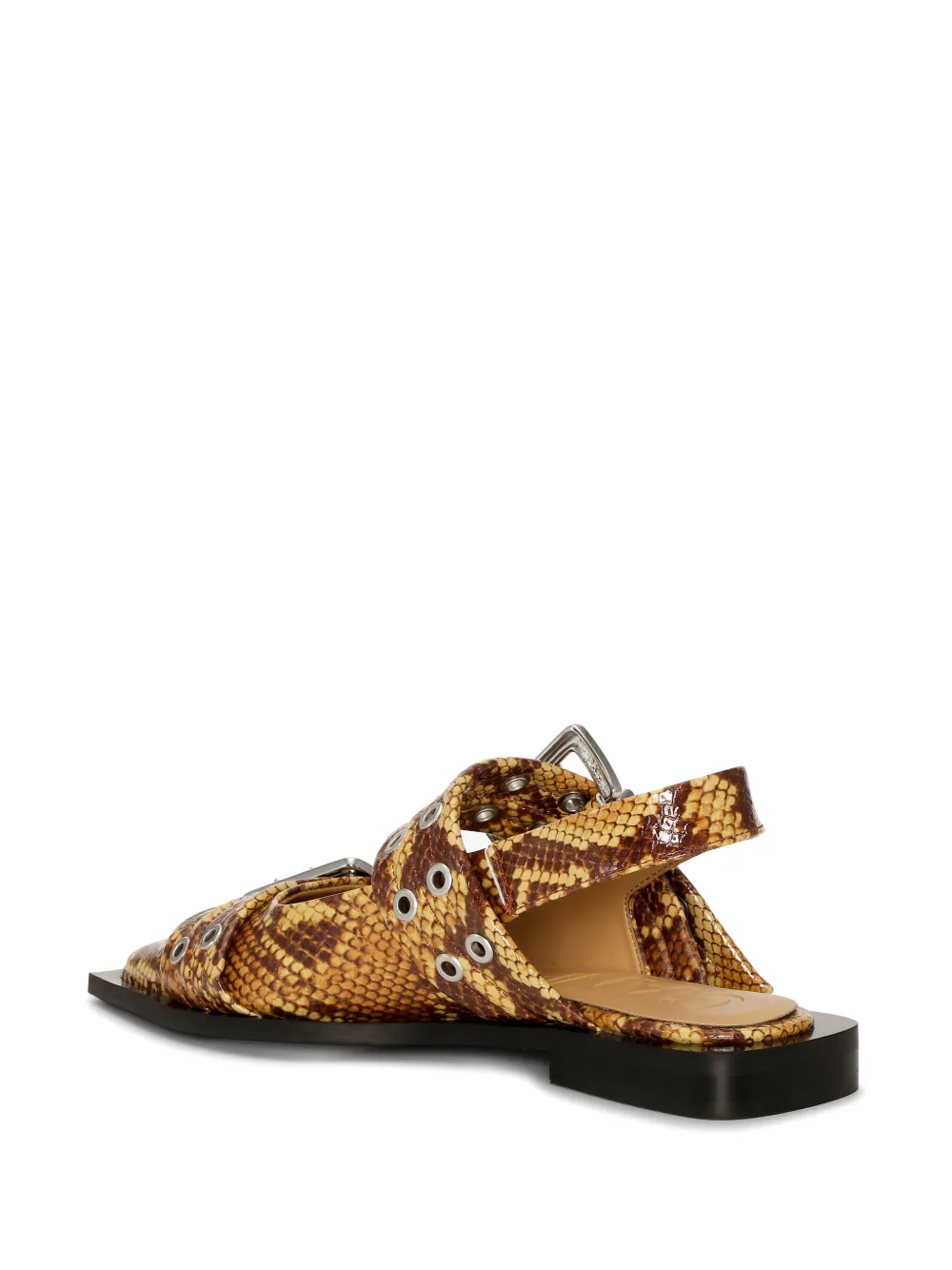 GANNI Feminine ballerina's Bruin