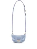 GANNI denim cross body bag - Blue