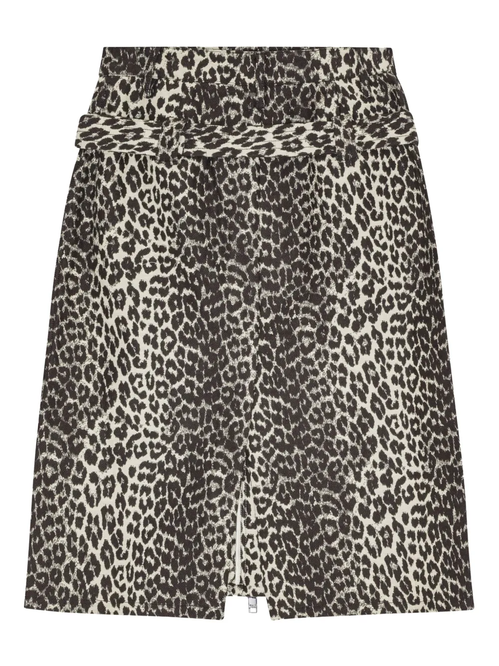 Leopard-Print Skirt