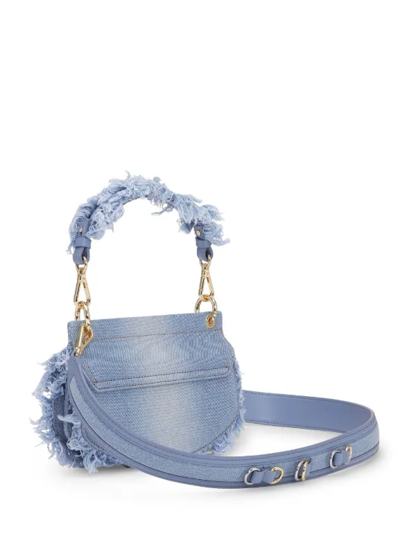 GANNI Denim Cross Body Bag | Blue | FARFETCH