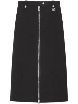 GANNI ブラック タイトスカート ラッフルデザイン 楽天市場】GANNI ガニー ラップスカート Heavy Twill Wrap Midi