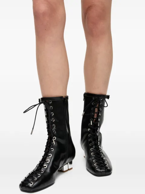 GANNI leather boots S2967 - 3