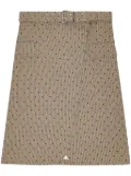 GANNI polka dot-print skirt - Neutrals