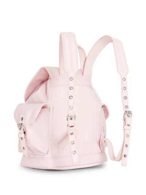 GANNI logo-plaque backpack A6618 - 2