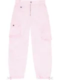 GANNI straight cargo pants - Pink