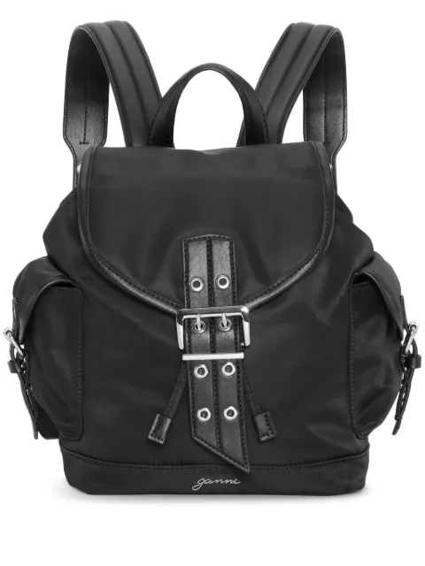 GANNI buckled backpack