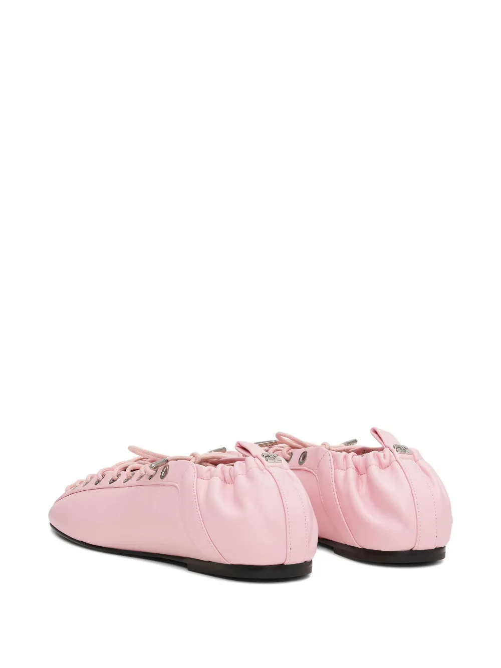 GANNI Ballerina's met veters Paars