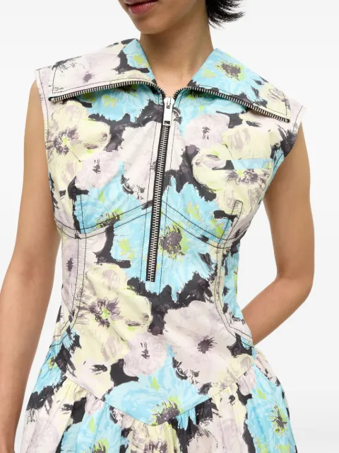 GANNI printed mini dress W0258 - 3