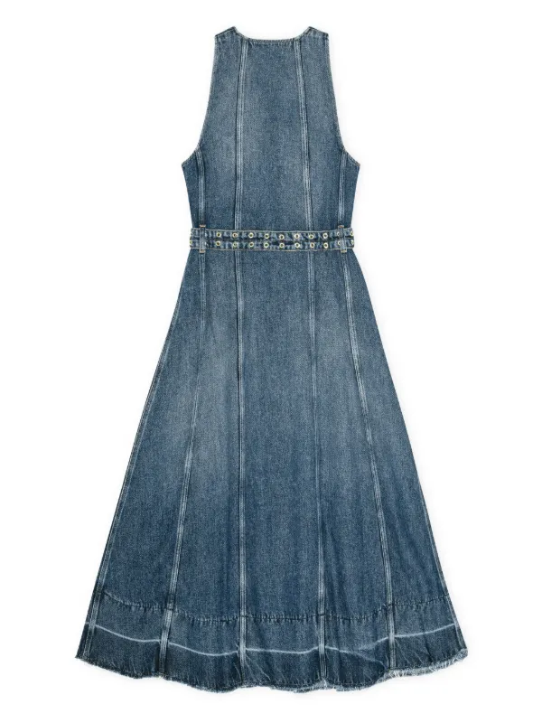GANNI Vestido De Mezclilla Largo | Azul | FARFETCH MX GANNI Vestido De Mezclilla Largo | Azul | FARFETCH MX
