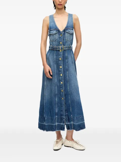 GANNI denim maxi dress J1728 - 1