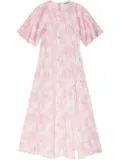 GANNI printed maxi dress - Pink