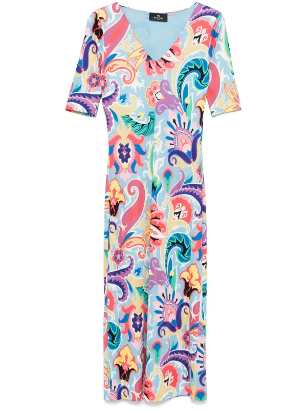 ETRO★ペイズリー ドレス ETRO ペイズリー ドレス | ホワイト | FARFETCH JP