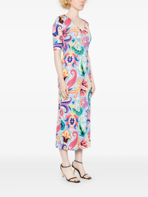 ETRO paisley midi dress WRHA014599IAD11 - 2