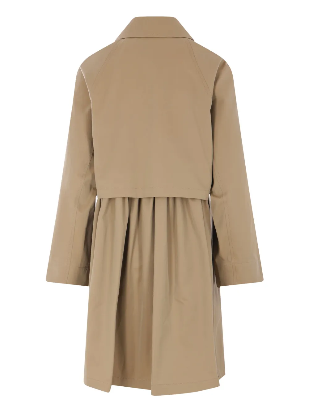 Undercover pleated trench coat - Beige