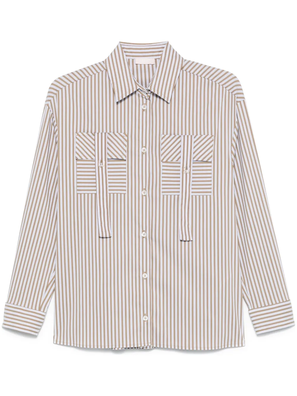 LIU JO camisa con rayas estampadas | verde | Image 1