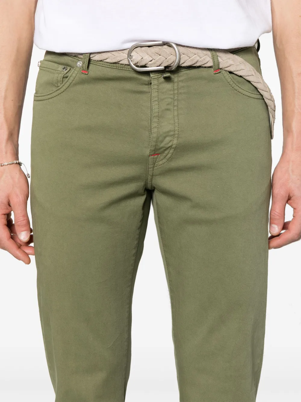 KITON COTTON TROUSERS